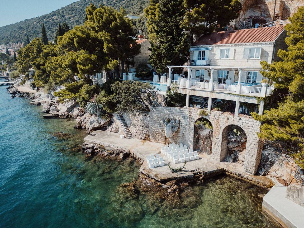 Seafront Villa Dubrovnik Sea Diamant for 9 guests in Lozica, Dubrovnik-Neretva