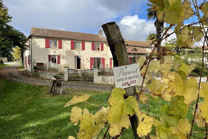 Gîte pour 10 personnes, avec jardin et terrasse, animaux acceptés à Pouydraguin