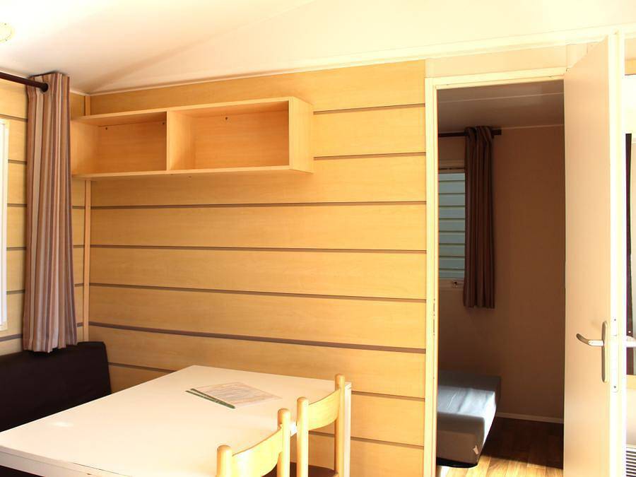 Camping La Masia - Stacaravan 6 personen - Saphir, 2 slaapkamers in Els Pins Blanes, Blanes