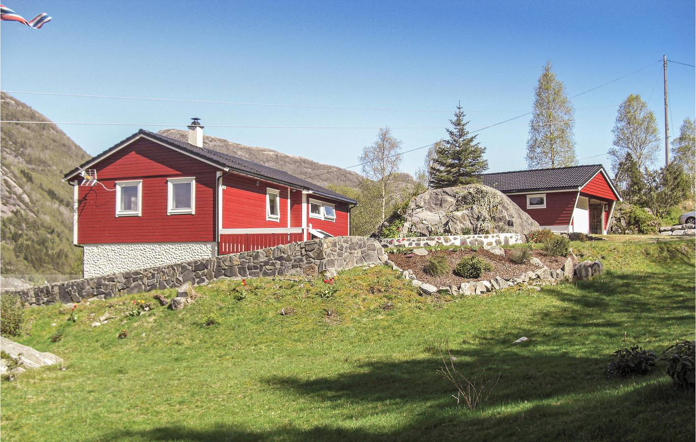 Ferienhaus für 6 Personen mit Terrasse in Sognefjord