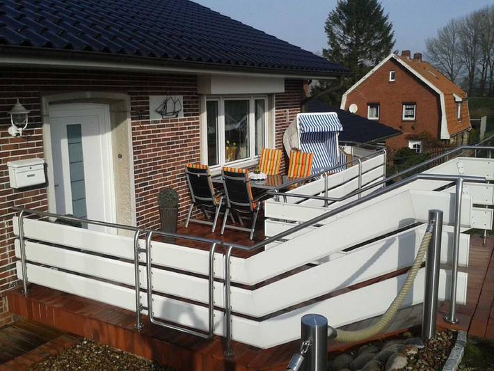 Ferienwohnung für 4 Personen, mit Terrasse in Drochtersen