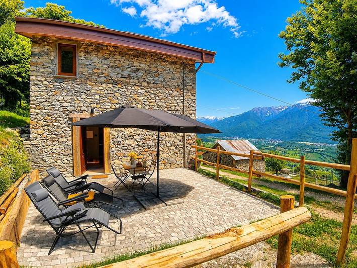 Ferienhaus für 5 Personen, mit Balkon und Terrasse sowie Garten und Seeblick am Comer See - 2