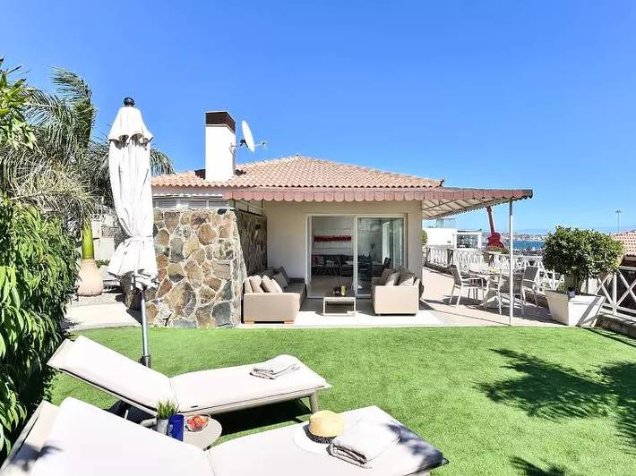 Chalet para 6 personas, con piscina y jardín en Playa del Inglés