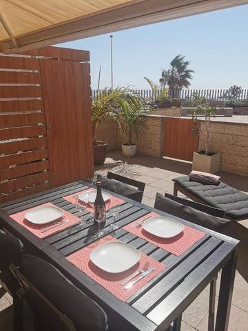 Gîte pour 4 personnes, avec vue ainsi que piscine et jardin dans Los Martínez