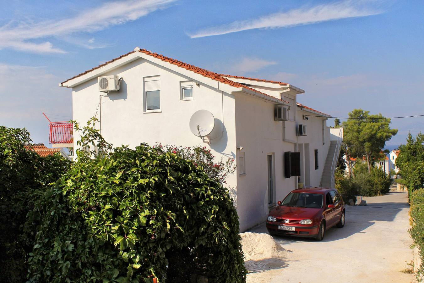 Ganze Wohnung, Studio Appartement mit Balkon und Meerblick Sutivan, Brac As-5629-a in Sutivan, Brac