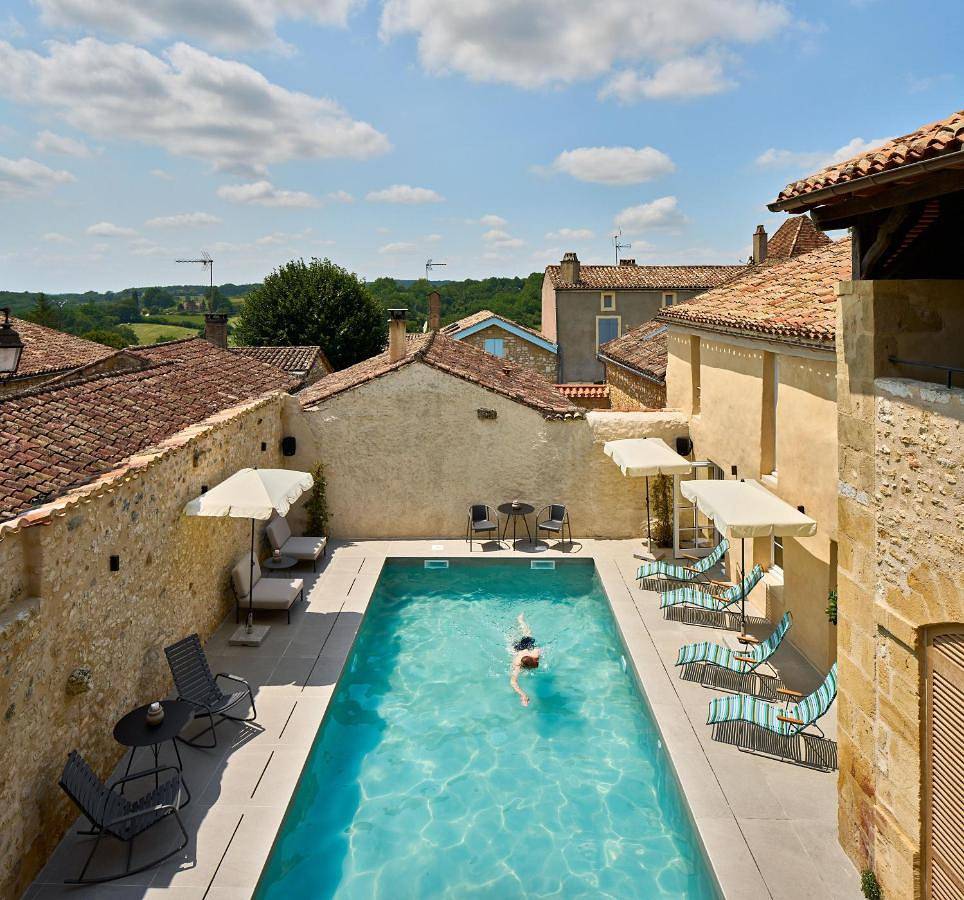 Hotel Le Chevalier Bleu in Monpazier, Périgord Pourpre