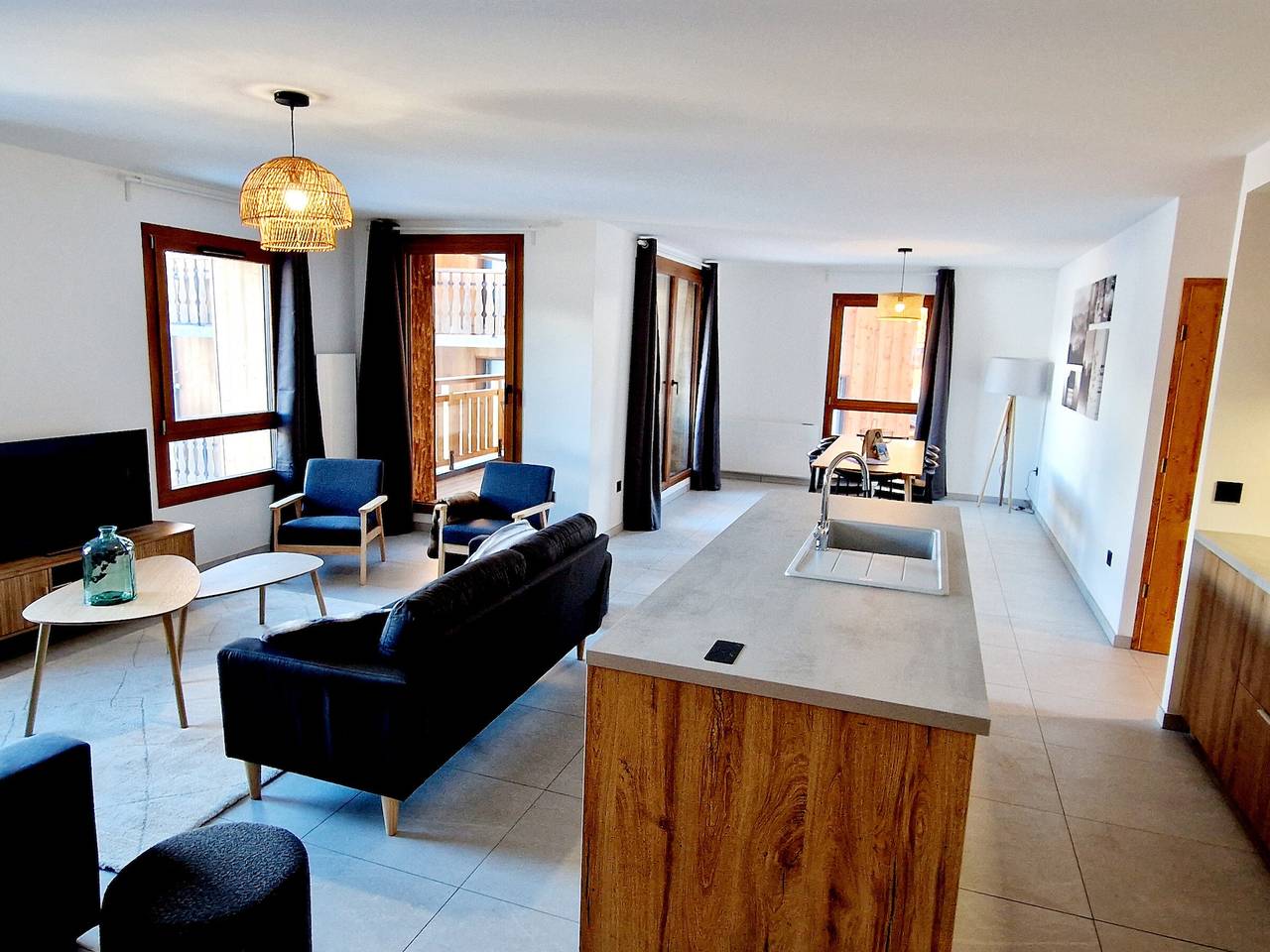 Apartamento entero, Apartamento Nuevo de 5 habitaciones a 20m de las pistas con garaje doble in La Plagne, Aime-la-Plagne