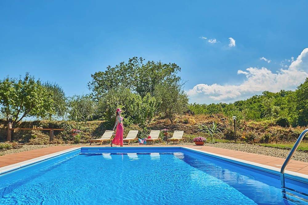 Villa Cocuzzolo - Large Spaces and Private Pool - Fantastic view of Etna and the sea in Sant'Alfio (Gemeinde), Ätna