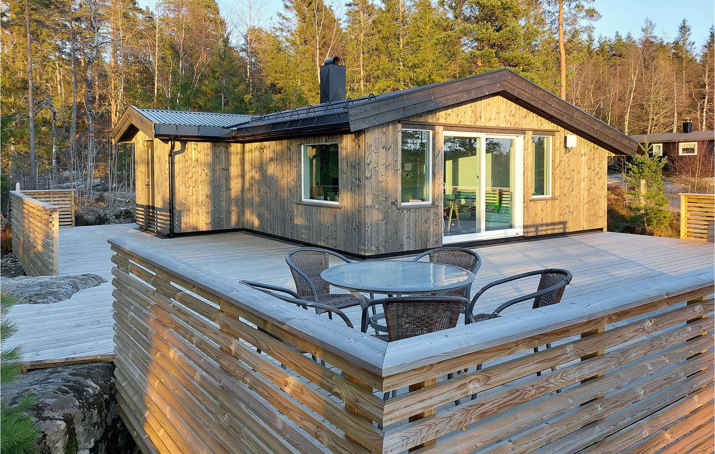 Holiday home for 5 people with garden in Birkenes
