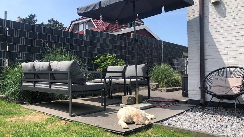 Ferienwohnung für 3 Personen, mit Garten und Sauna sowie Terrasse, mit Haustier auf Langeoog