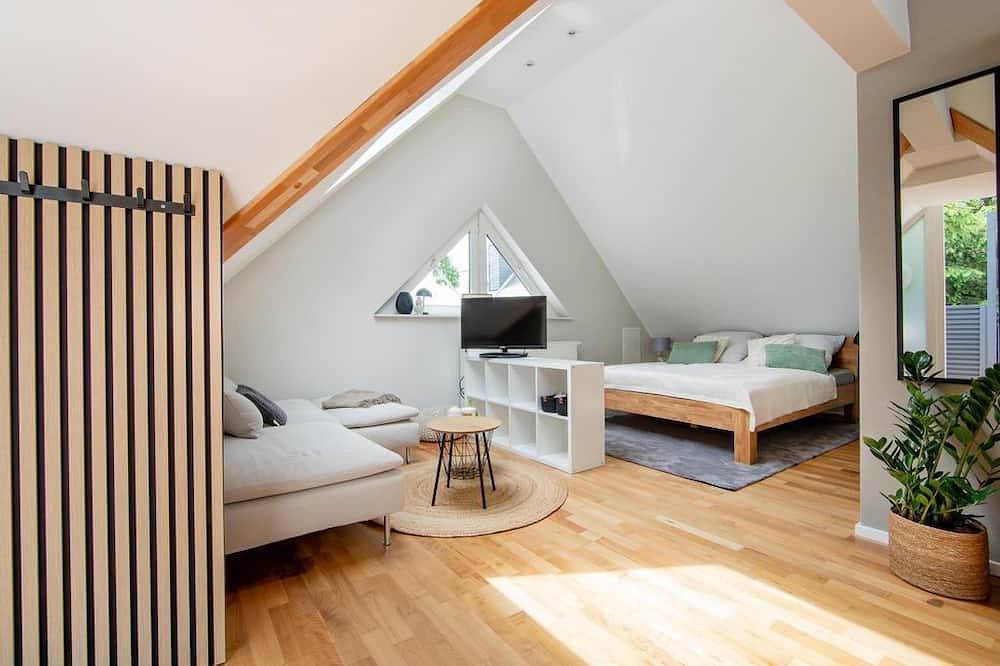 Ganze Wohnung, Kleiner Glücksort, Appartement - Gemütliches 2-Bett-Appartment mit in Gillenfeld, Vulkaneifel
