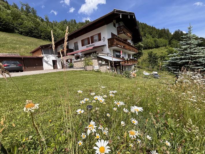 Pension für 2 Personen, mit Balkon und Garten, kinderfreundlich in Ramsau bei Berchtesgaden