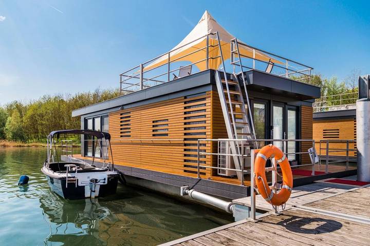Ferienhaus für 4 Personen, mit Ausblick und Terrasse sowie Sauna und Seeblick im Lausitzer Seenland - 3