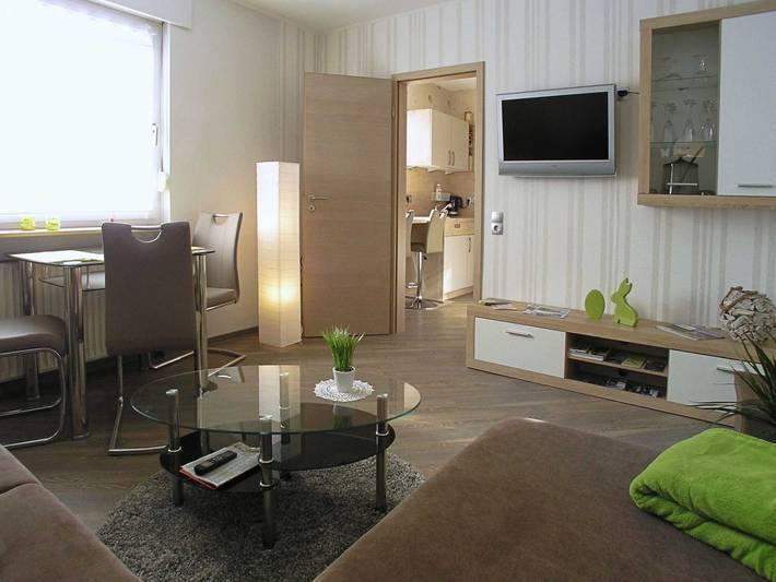 Ferienwohnung für 3 Personen, mit Terrasse und Garten sowie Ausblick in Bad Sachsa