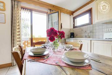 Gîte pour 5 personnes, avec balcon et jardin à Aigueblanche