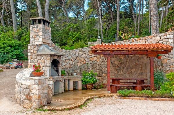 Ferienhaus in Veli Lošinj mit Terrasse, Klimaanlage, W-Lan, Waschmaschine (63-1) in Veli Losinj, Kvarner Inseln