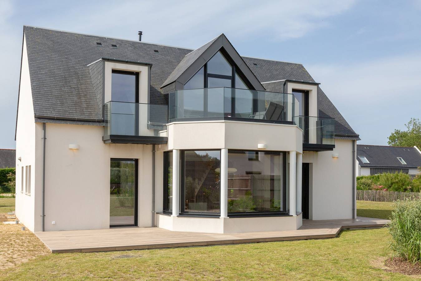 Villa Les Flots de la Torche — Villa d’architecte de luxe, vue mer panoramique in Penmarch, Côte de Cornouaille