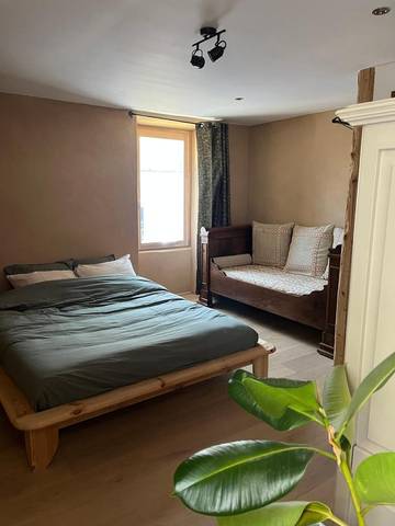 Chambre d’hôte pour 2 personnes, avec terrasse et vue à Marlens