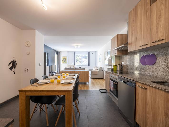 Gîte pour 6 personnes, avec terrasse dans La Massana