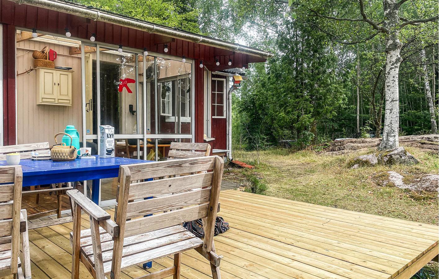 Ferienhaus für 7 Personen mit Seeblick in Schwedische Ostsee