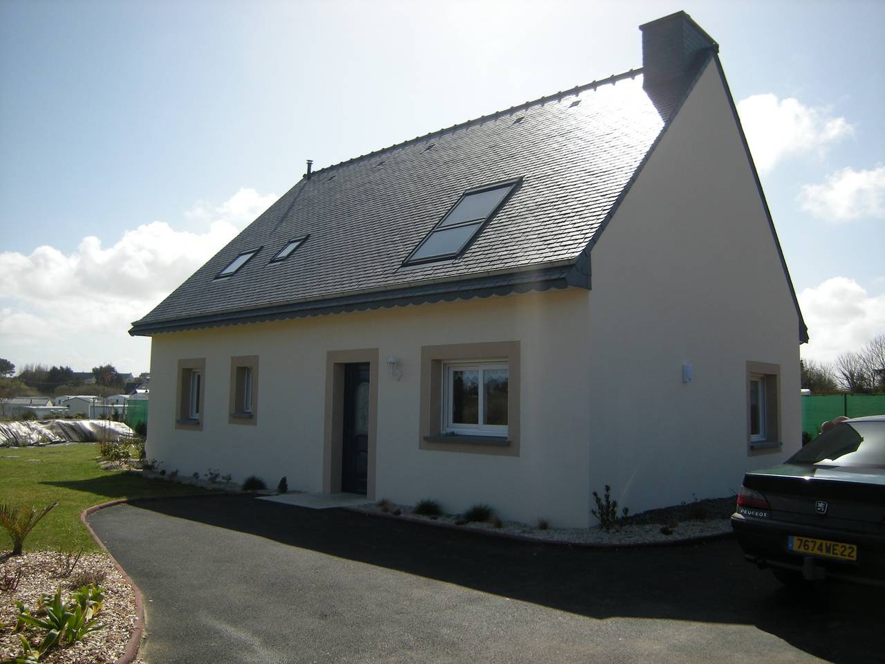 Willkommene Haus mit Meerblick in Plougrescant in Plougrescant, Rosa Granitküste