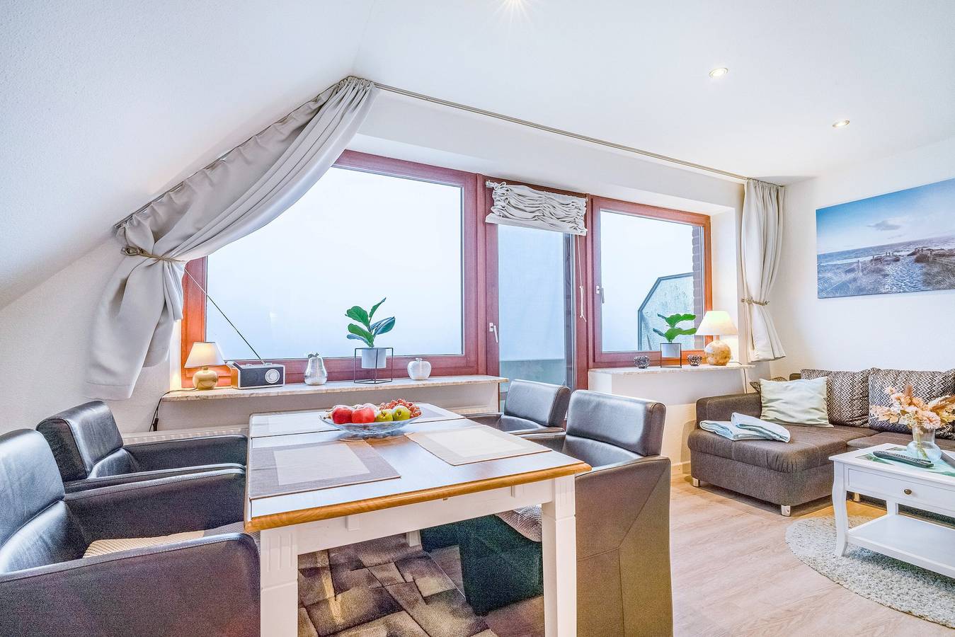 Ganze Wohnung, Ferienwohnung 'Watt'n Utsicht' mit Meerblick, Balkon und Wi-Fi in Nordstrand (Gemeinde), Nordstrand