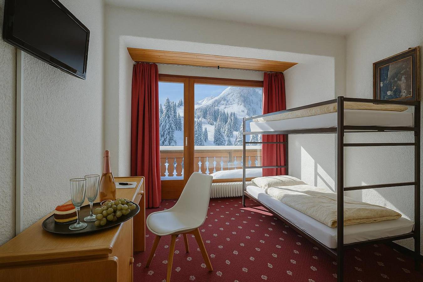 Hotel Relais Alpin Family Room & Balcony6 in Les Mosses, Ormont-Dessous