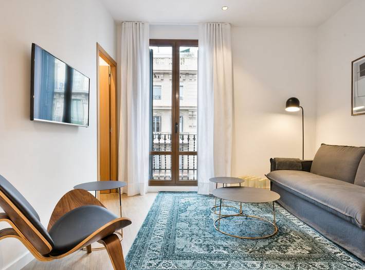 Apartahotel para 6 personas, con Balcón y Terraza en 