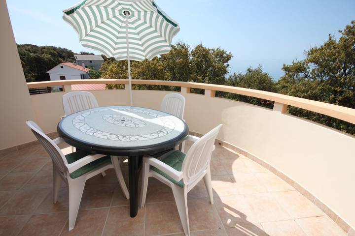 Ferienwohnung für 6 Personen, mit Balkon/Terrasse