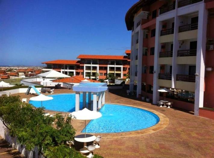 Casas e apartamentos de temporada para 4 pessoas, com vista e sauna e ainda jardim em Aquiraz