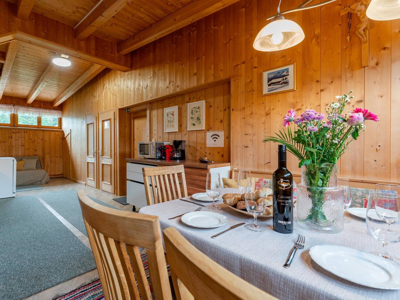 Appartamento intero, Appartamento vacanze per 6 persone con terrazza in See, Gruppo del Verwall