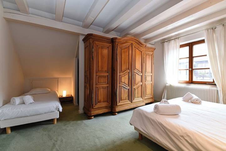 Manala ***, Maison alsacienne 7 à 9 personnes à Kaysersberg - 3 chambres, 2 salles de bains, véranda in Kaysersberg, Parc naturel régional des Ballons des Vosges