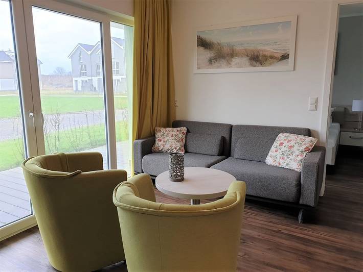 Ferienwohnung für 4 Personen, mit Ausblick und Terrasse in Schillig - 2