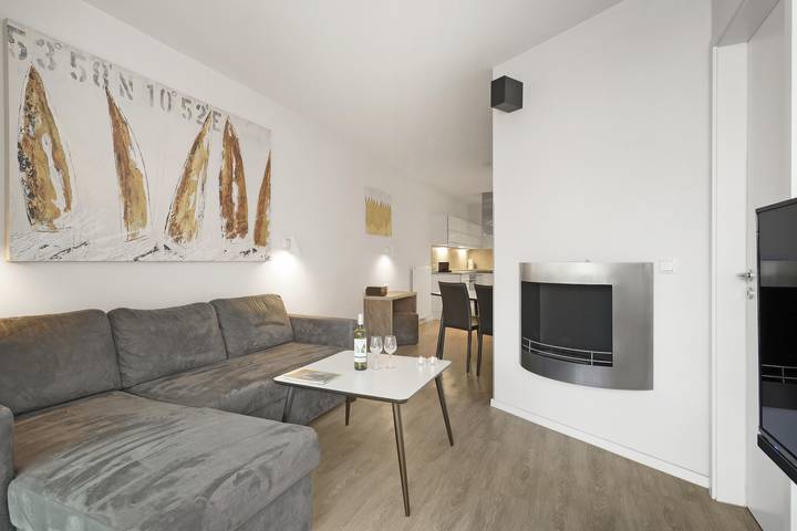 Ferienwohnung für 4 Personen, mit Balkon/Terrasse und Terrasse sowie Sauna in der Lübeck - 4