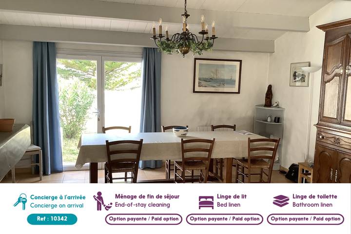 Location de vacances pour 8 personnes, avec terrasse et jardin à La Guérinière - 2