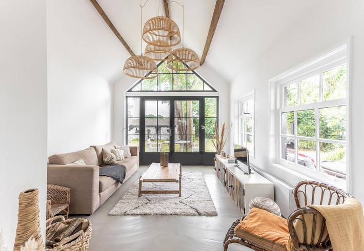 Location de vacances pour 5 personnes, avec terrasse ainsi que jardin et vue à Cadzand
