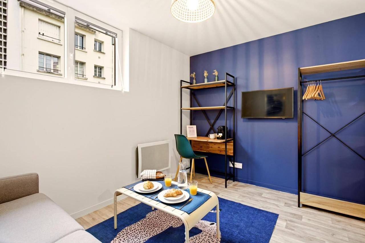 Appartement entier, Studio L'Indigo - F1 design, hypercentre - Caen in Caen, Région de Caen
