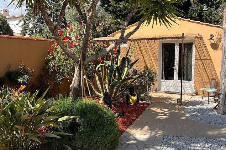 Chambre d’hôte pour 2 personnes, avec jardin à Sanary-sur-Mer