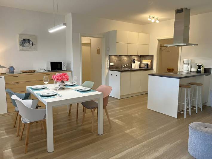 Ferienwohnung für 4 Personen, mit Terrasse und Garten