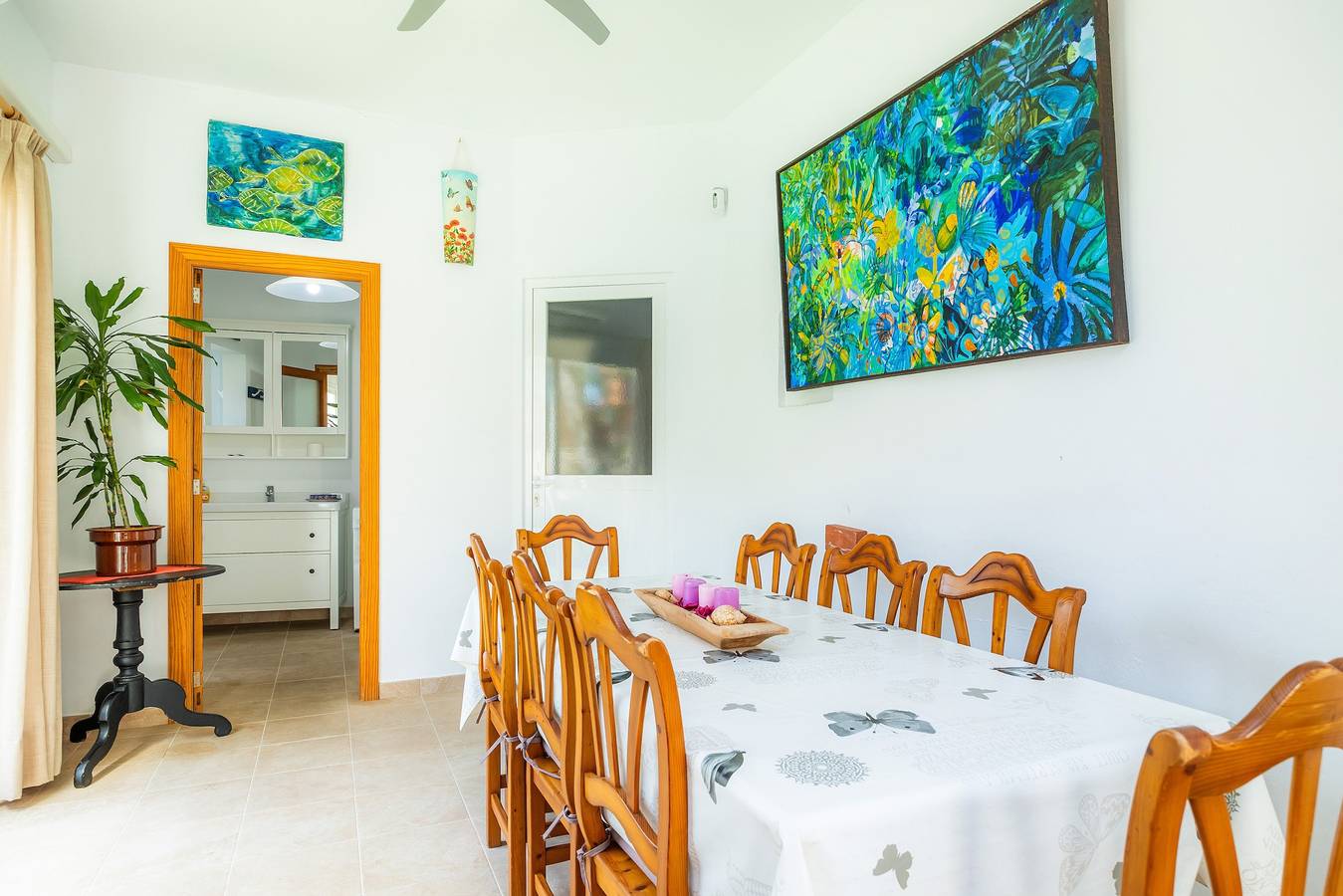 Ferienhaus 'Ca Na Clar' mit Meerblick, Wlan und Klimaanlage in Es Trenc, Campos