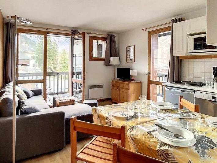 Ganze Wohnung, Helles Apartment · 4 Pers · Balkon · Parkplatz in Saint-Martin-de-Belleville, Vanoise-Massiv