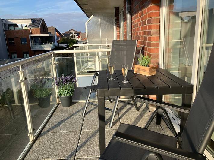 Ganze Wohnung, Haus Seemeile - Fewo Seeluke - 2-Raum-Ferienwohnung Seeluke Nr. in Hafen Büsum, Büsum