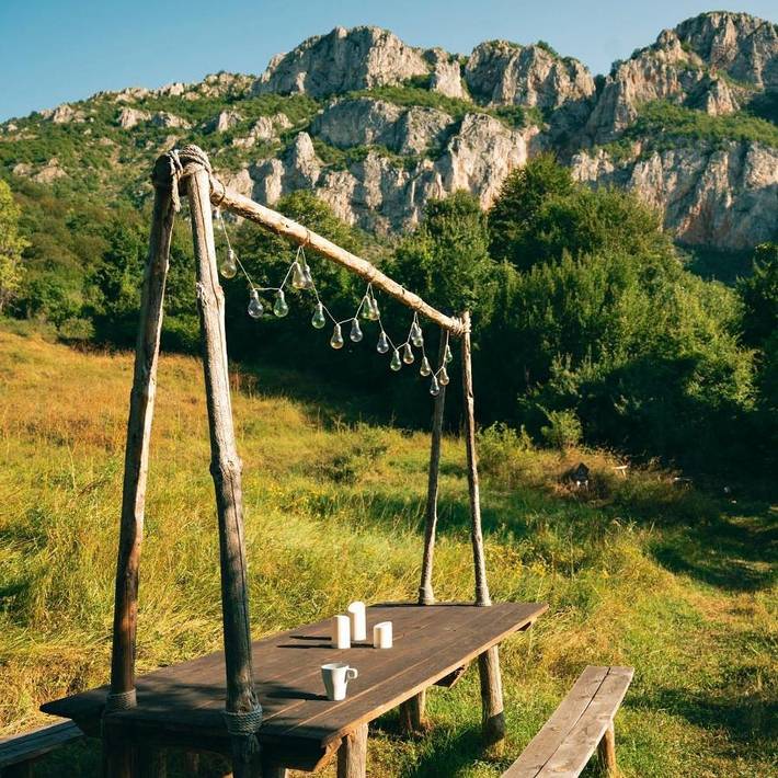 Camping für 4 Personen, mit Terrasse und Sauna sowie Ausblick in Serbien - 3