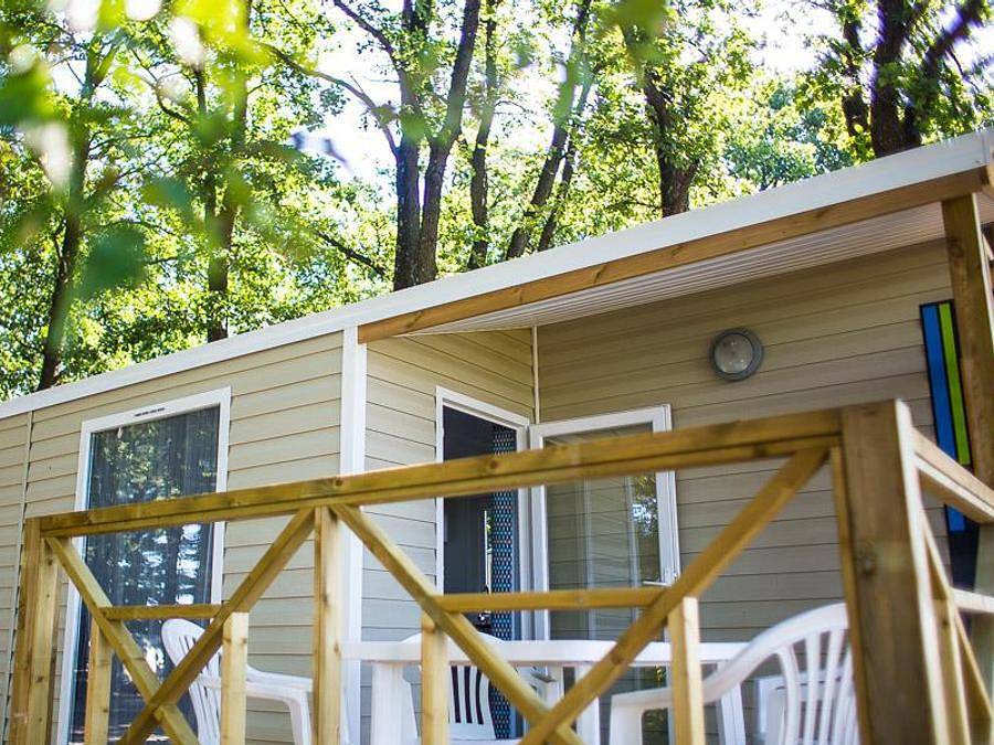 Camping Le Bois Des Ecureuils - Mobilheim 6 personen - Mobilheim - 3 Schlafzimmer in Domazan, Nimes und Umgebung