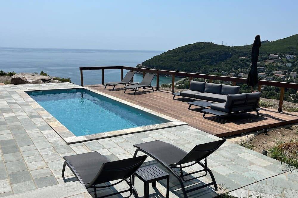 Villa A Roccia entre mer et montagne avec piscine privée in Sisco, Cap Corse