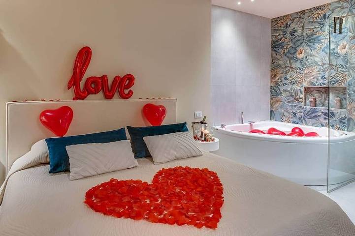 Romantische Suite mit privatem Whirlpool in Sciacca, Agrigento Provinz