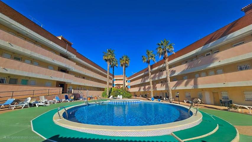 Gîte pour 4 personnes, avec vue ainsi que balcon et piscine dans Los Nietos