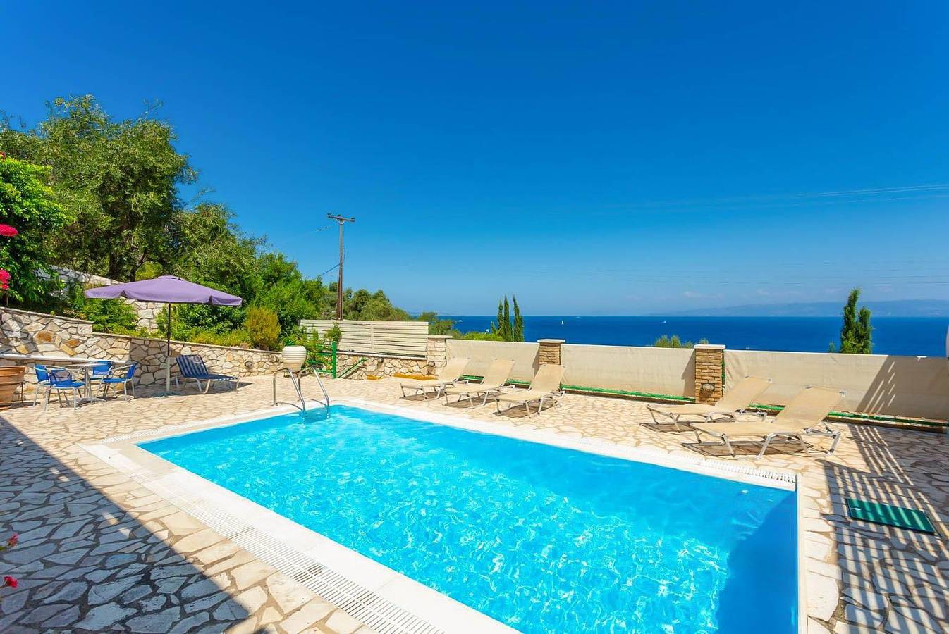 Villa pour 6 personnes avec terrasse in Ieromonachos, Paxos