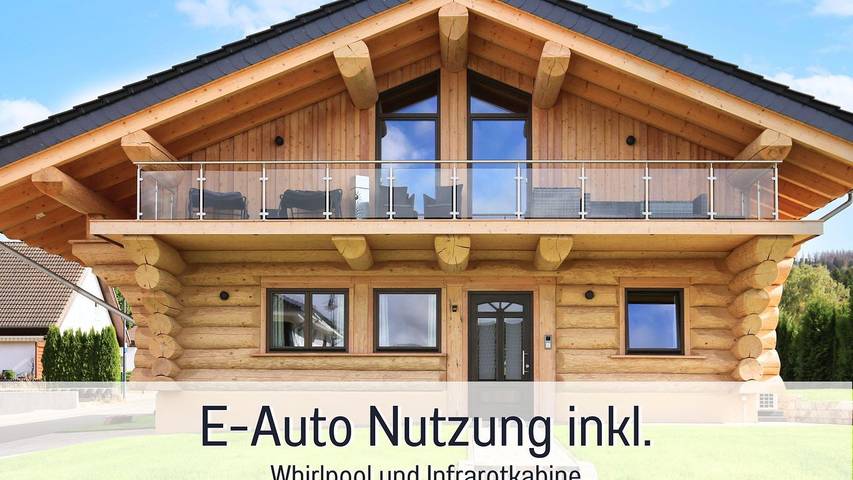 Chalet für 4 Personen, mit Whirlpool und Garten, kinderfreundlich im Hunsrück