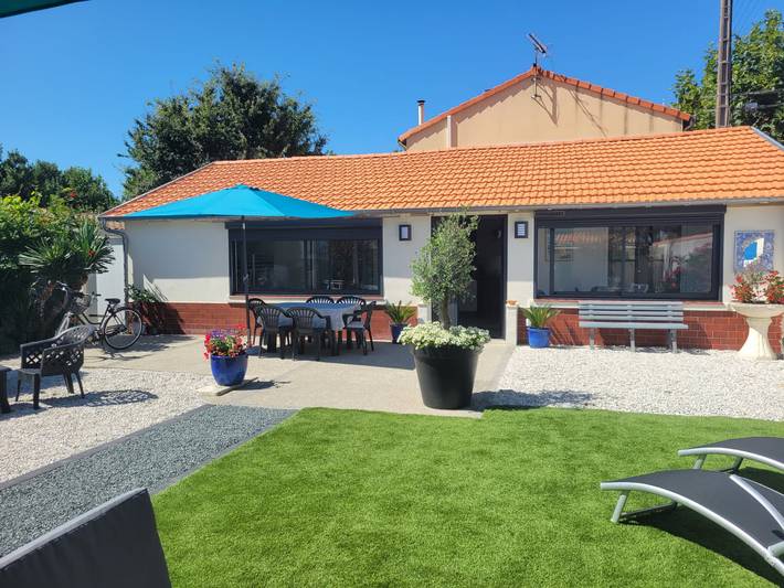 Location de vacances pour 6 personnes, avec Terrasse et Jardin à Châtelaillon-Plage